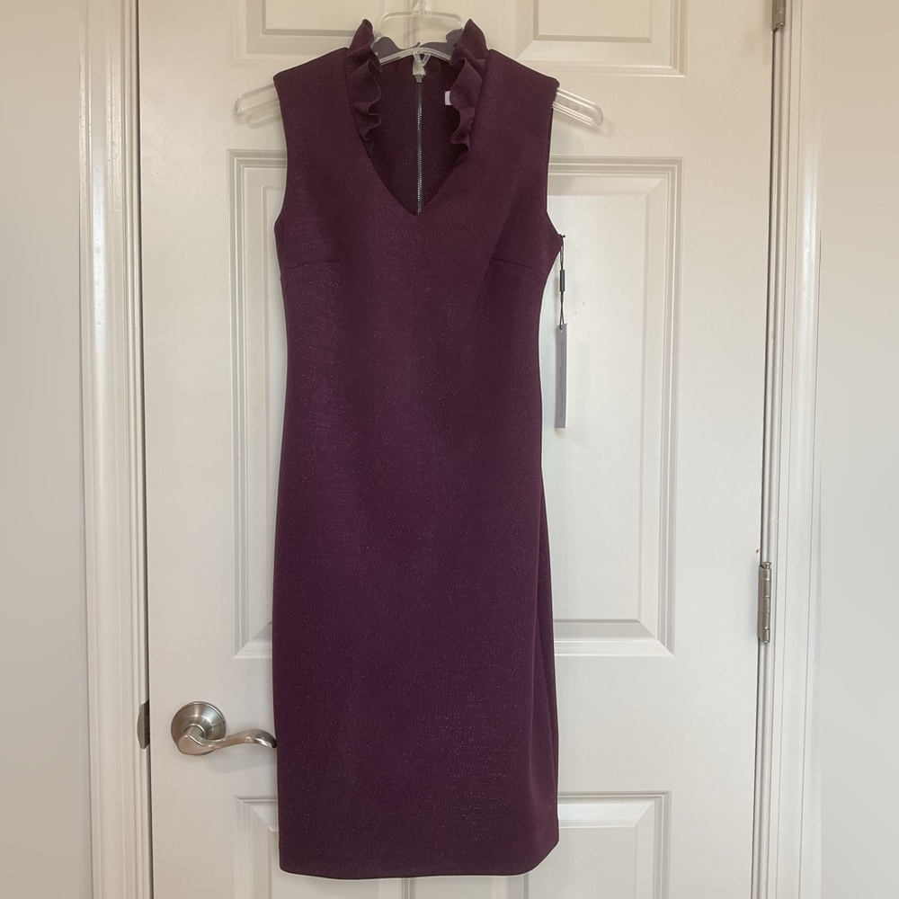 NWT Calvin Klein Purple Dress - Size 2